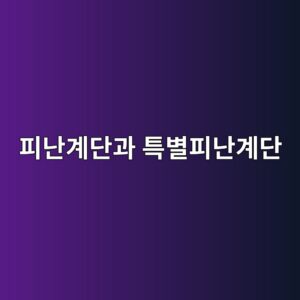 피난계단과 특별피난계단의 차이|설치 대상 판단기준 8 ed94bceb829ceab384eb8ba8eab3bc ed8ab9ebb384ed94bceb829ceab384eb8ba8 1790178469