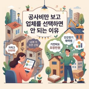 ai thumbnail illustration 공사비만 보고 업체를 선택하면 안 되는 이유 1791703800