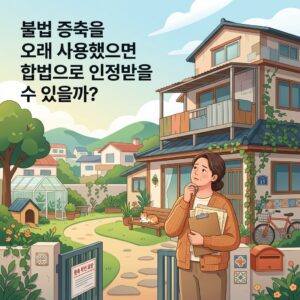 ai thumbnail illustration 불법 증축을 오래 사용했으면 합법으로 인정받을 수 있을까 1791855399