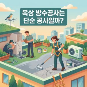 ai thumbnail illustration 옥상 방수공사는 단순 공사일까 1791703571