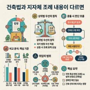 ai thumbnail infographic 건축법과 지자체 조례 내용이 다르면 1792038826