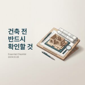 ai thumbnail minimal 건축 전 반드시 확인할 것 1791348257