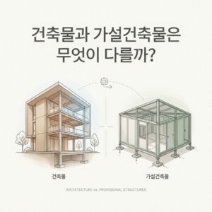 ai thumbnail minimal 건축물과 가설건축물은 무엇이 다를까 1791350380