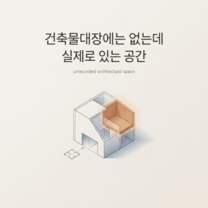 ai thumbnail minimal 건축물대장에는 없는데 실제로 있는 공간 1791438691