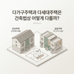 ai thumbnail minimal 다가구주택과 다세대주택은 건축법상 어떻게 다를까 1791350479
