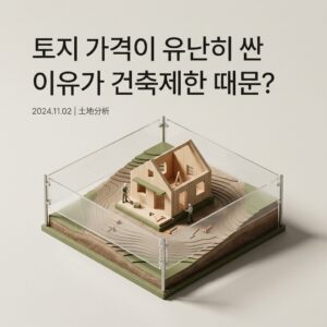 ai thumbnail minimal 토지 가격이 유난히 싼 이유가 건축제한 때문 1791437141