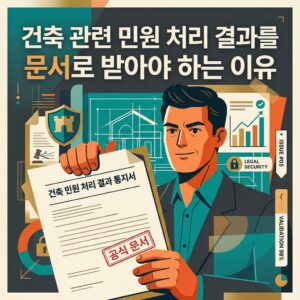 ai thumbnail poster 건축 관련 민원 처리 결과를 문서로 받아야 하는 이유 1792042112