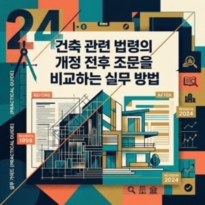 ai thumbnail poster 건축 관련 법령의 개정 전후 조문을 비교하는 실무 방법 1792041900