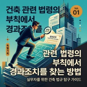 ai thumbnail poster 건축 관련 법령의 부칙에서 경과조치를 찾는 방법 1792041687