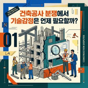 ai thumbnail poster 건축공사 분쟁에서 기술감정은 언제 필요할까 1792040760