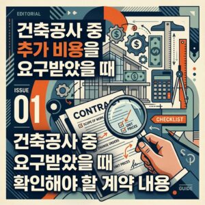ai thumbnail poster 건축공사 중 추가 비용을 요구받았을 때 확인해야 할 계약 내용 1792039860