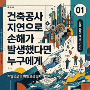 ai thumbnail poster 건축공사 지연으로 손해가 발생했다면 누구에게 1792039878
