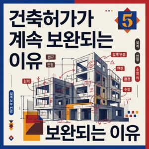 ai thumbnail poster 건축허가가 계속 보완되는 이유 1791853586