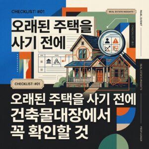 ai thumbnail poster 오래된 주택을 사기 전에 건축물대장에서 꼭 확인할 것 1791437365