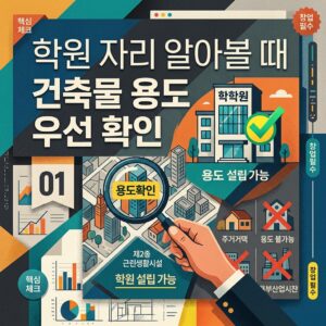 ai thumbnail poster 학원 자리 알아볼 때 건축물 용도 우선 확인 1791702607